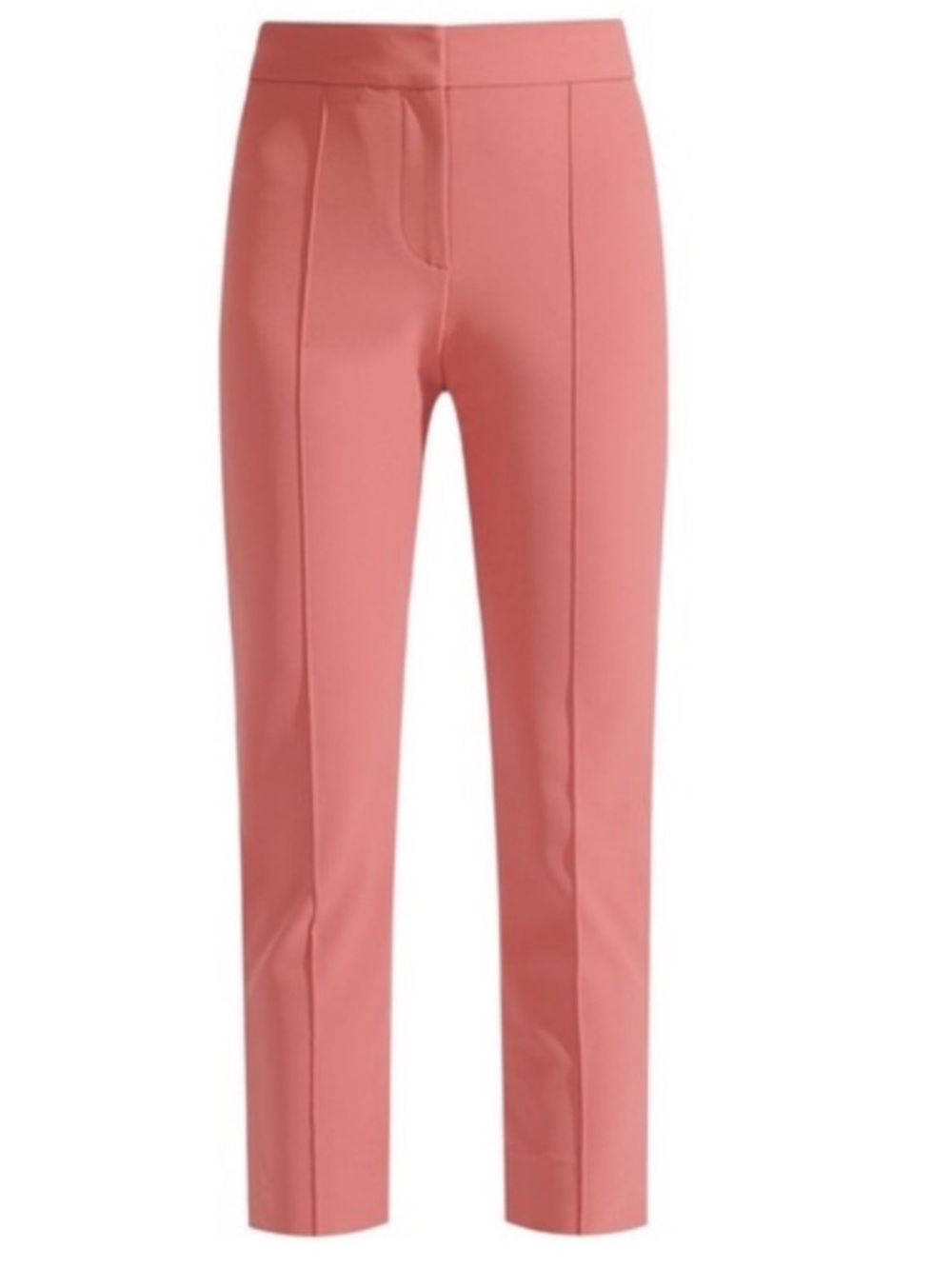 Veronica Beard Pink Pleated Crop Pants - The Lago Pants in Mauve Size 0